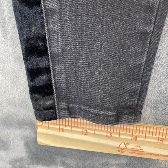 Good American Good Legs Jeans Womens 4/27 Black Skinny Ankle Stretch - Picture 9 of 10